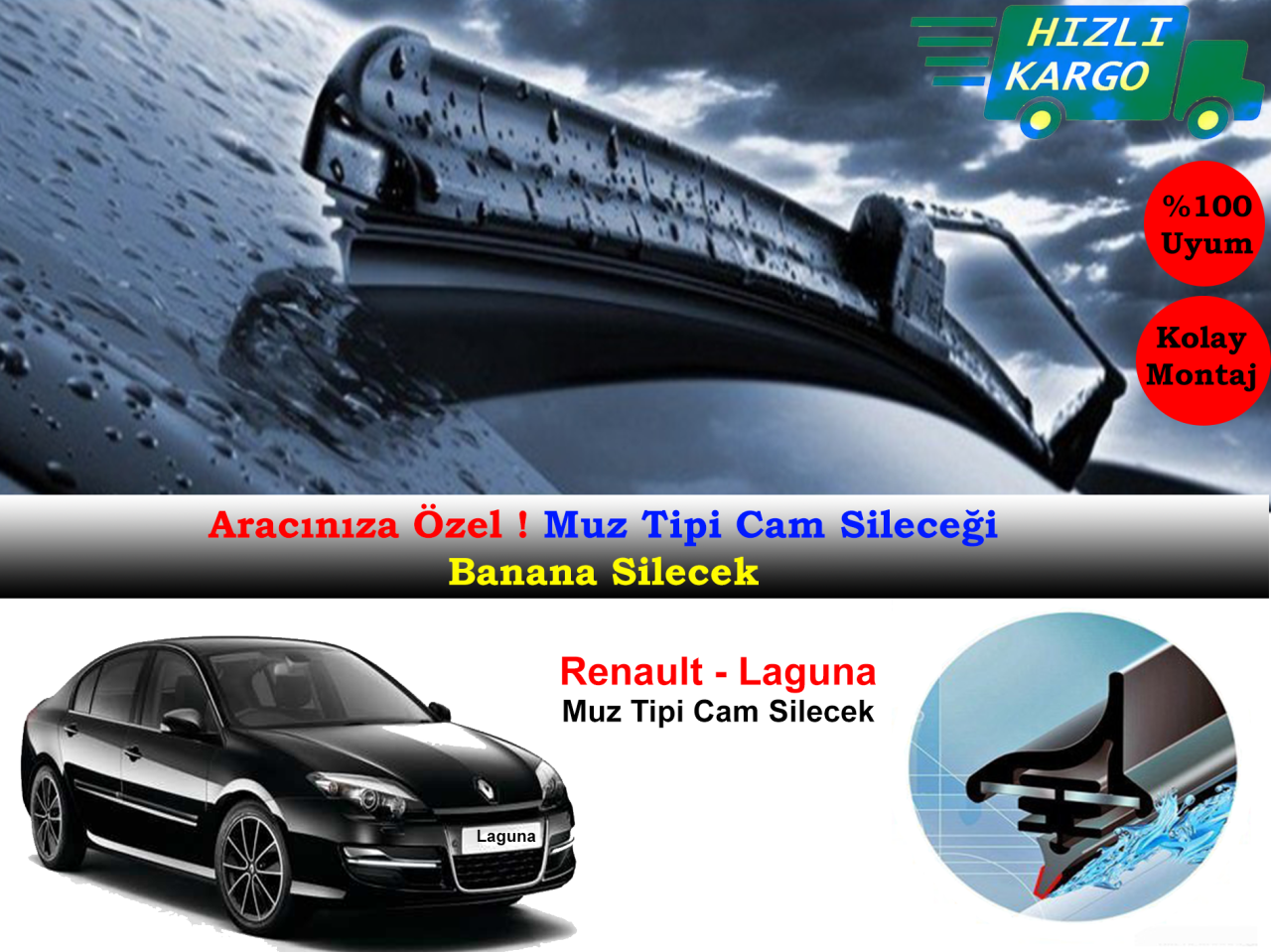 Renault Laguna Muz Silecek Takımı 2007-
