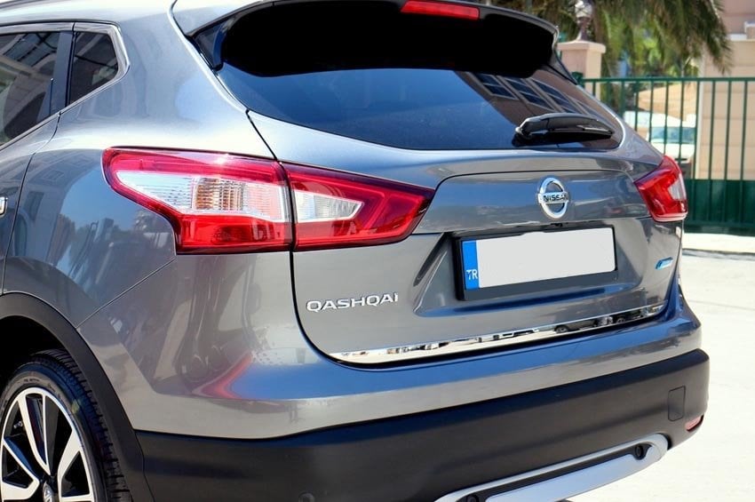 Nissan Qashqai Bagaj Alt Çıtası Krom Nikelajı 2014 Sonrası