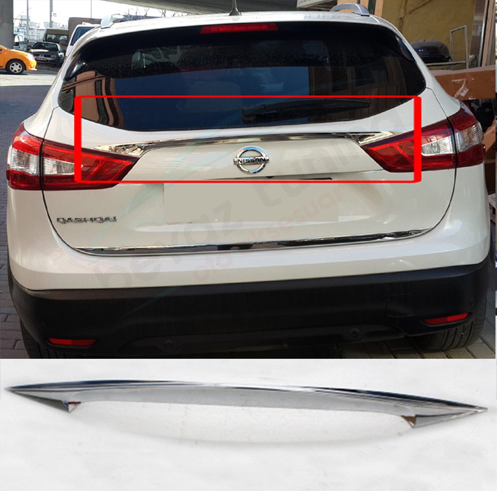Nissan Qashqai Bagaj Üst Çıtası Krom Nikelajı 2014 Sonrası