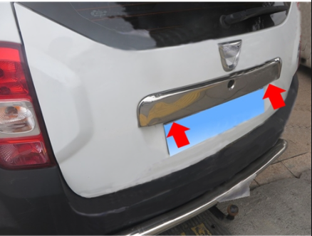 Dacia Duster Bagaj Üst Çıtası Krom Nikelajı 2010-2017