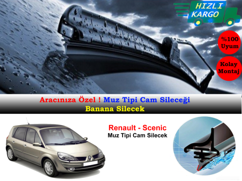 Renault Scenic Muz Silecek Takımı 2006-2009