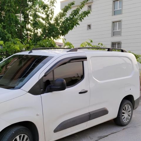 Opel Combo Maxi Van Üst Port Bagaj Tavan Çıtası Siyah 2019 Sonrası