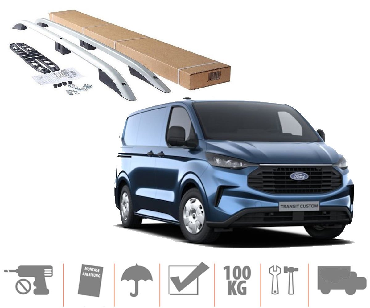 Frd Custom Uzun Maxi Van Üst Port Bagaj Tavan Çıtası Gri 2024 Sonrası