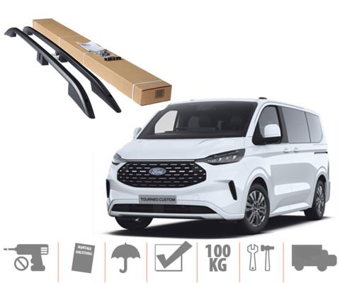 Frd Custom Kısa Üst Port Bagaj Tavan Çıtası 2024 Sonrası Siyah