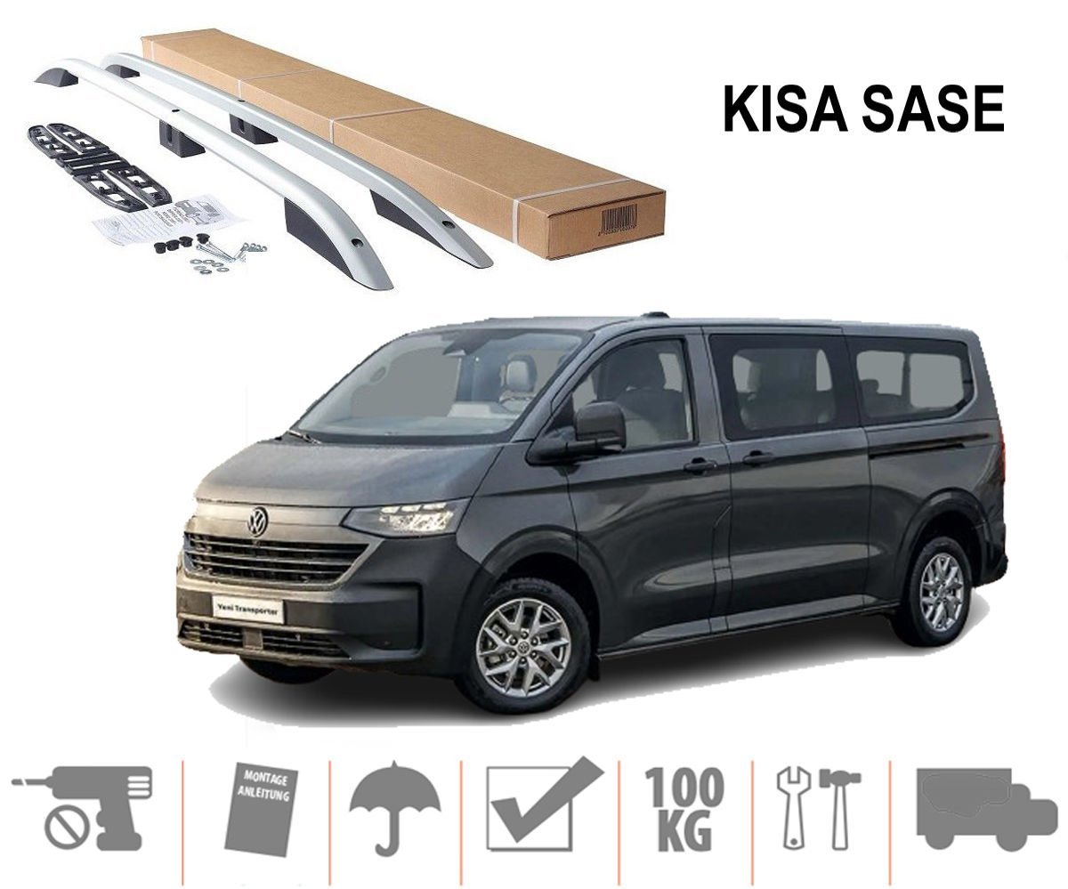 VW Transporter Kısa Üst Port Bagaj Tavan Çıtası 2024 Sonrası Gri