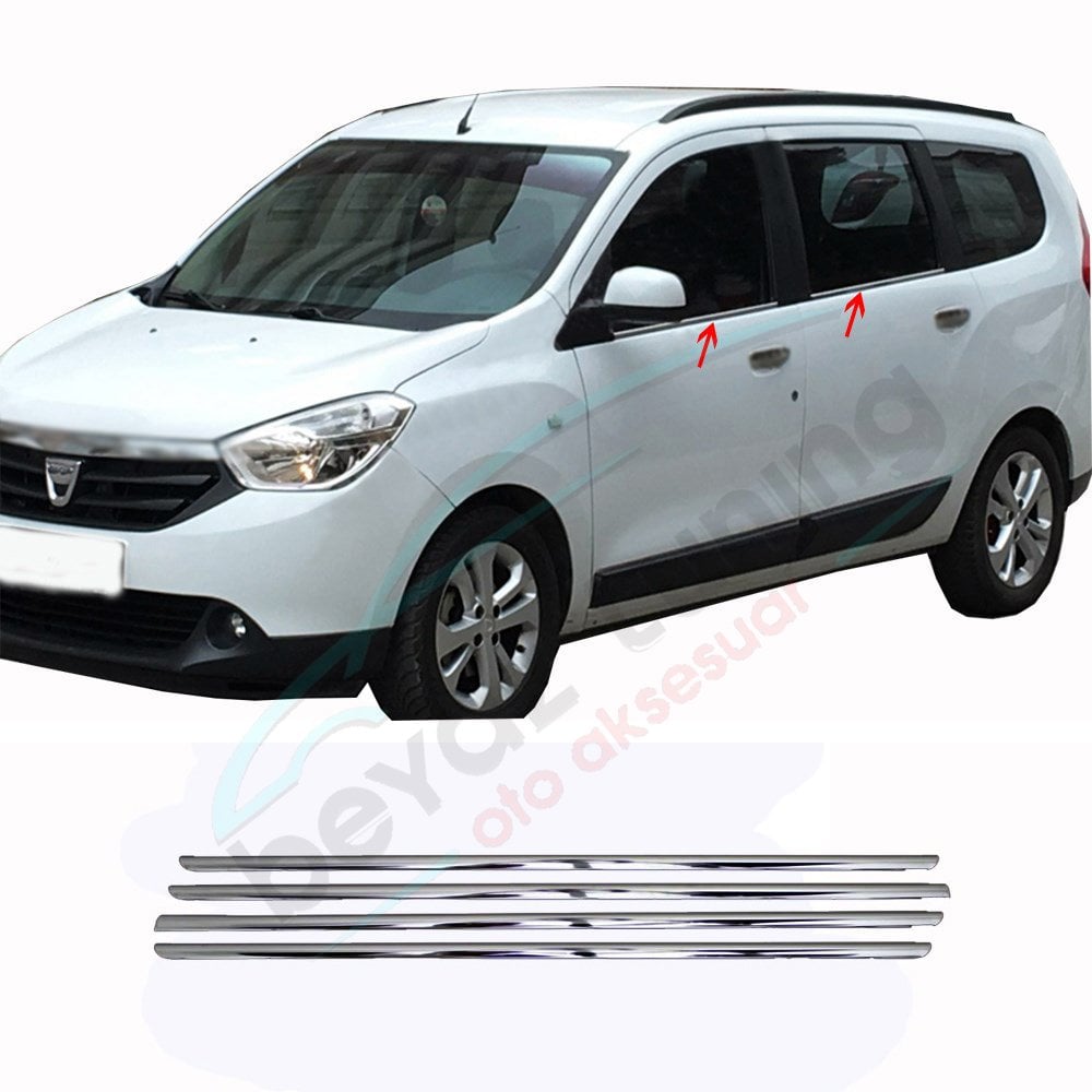Dacia Lodgy Cam Çıtası Krom Nikelajı