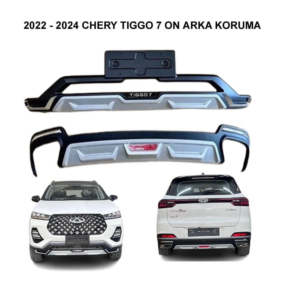 Chery Tıggo 7 Ön Arka Tampon Koruma Oem Model 2022-2024 Arası