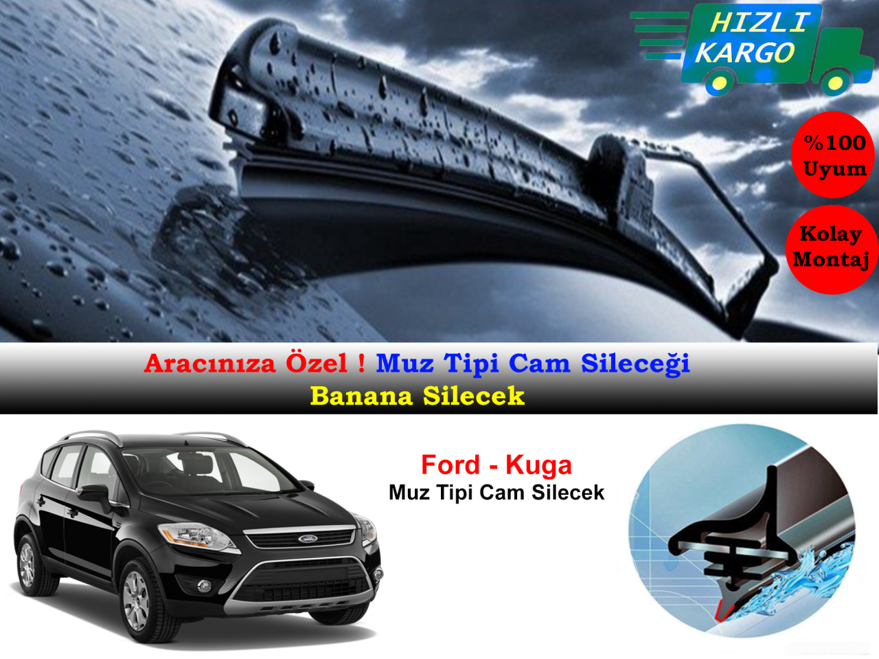 Ford Kuga Muz Silecek Takımı 2008-2012