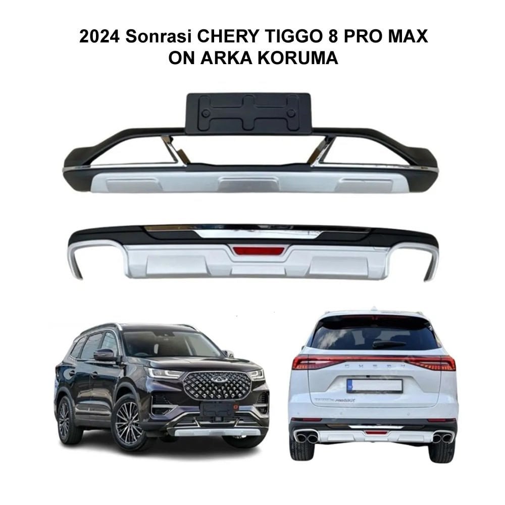 Chery Tiggo 8 Pro Max Ön Arka Tampon Koruma Difüzör 2025 Sonrası