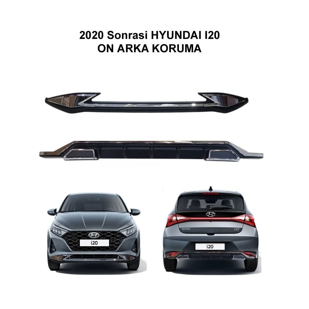 Hyundai İ20 Ön Arka Tampon Koruma Model 2020 Sonrası