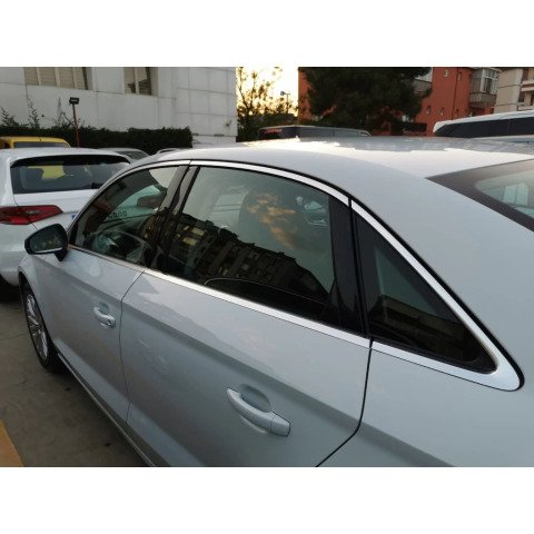 Audi A3 Sedan Cam Çıtası Çerçevesi Kromu Nikelajı 2013 Sonrası