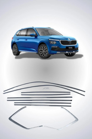 Skoda Kamiq Cam Çıtası Komple Set Çerçevesi Kromu Nikelajı 201 Sonrası