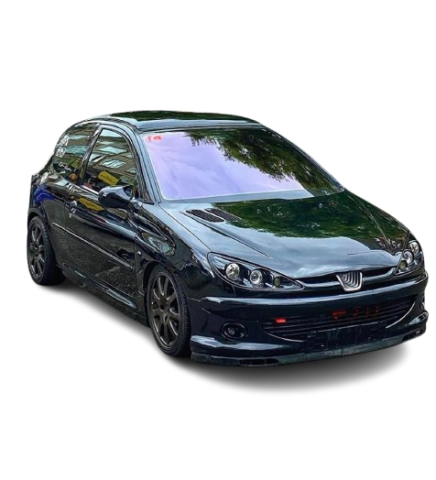 Peugeot 206 Yarasa Ayna Kapağı Batman Parlak Siyah Piano Black