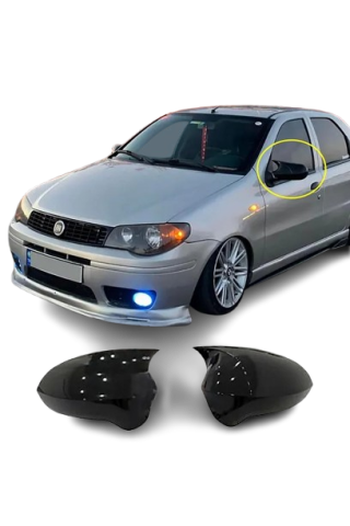 Fiat Albea Yarasa Ayna Kapağı Batman Parlak Siyah Piano Black 2010-2013