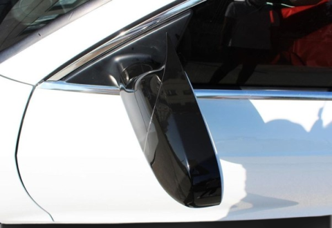 Audi A3 Yarasa Ayna Kapağı Batman Parlak Siyah Piano Black 2008-2012