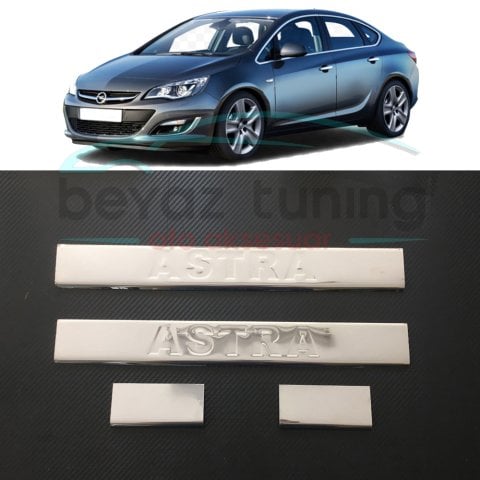 Opel Astra J Kapı Eşiği Kromu Nikelajı 2011-2016