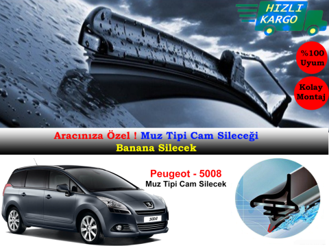 Peugeot 5008 Muz Silecek Takımı 2009-2016