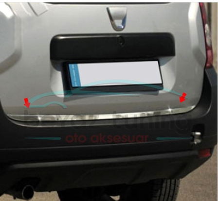 Dacia Duster Bagaj Alt Çıtası Krom Nikelajı 2010-2017