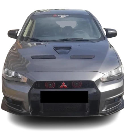Mitsubishi Lancer Yarasa Ayna Kapağı Batman Parlak Siyah Piano Black