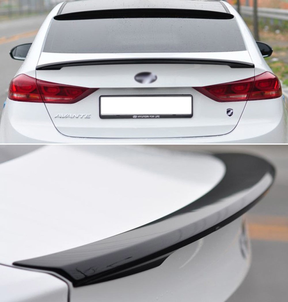 Hyundai Elantra Bagaj Üstü Spoiler  Parlak Siyah Plastik 2017-2018