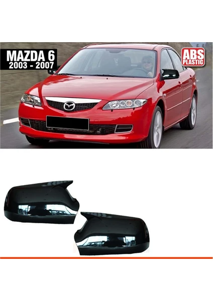 Mazda 6 Yarasa Ayna Kapağı Batman Parlak Siyah Piano Black