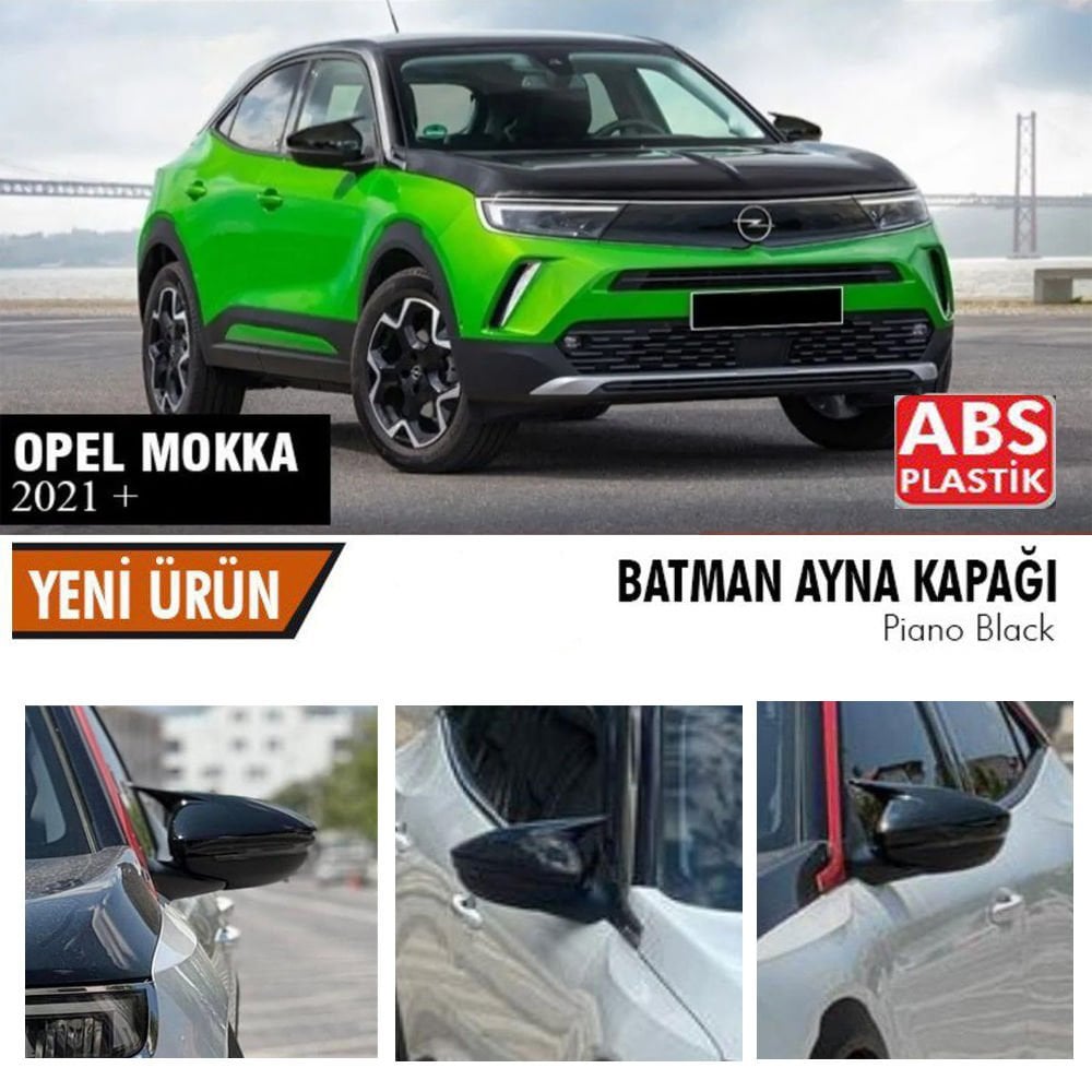Opel Mokka Yarasa Ayna Kapağı Batman Parlak Siyah Piano Black