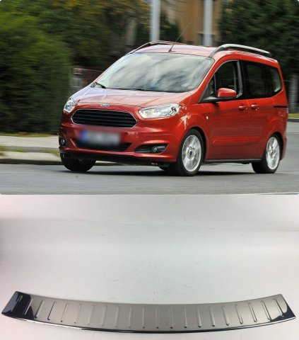 Ford Courier Arka Tampon Çıtası Kromu Nikelajı