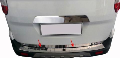 Ford Courier Arka Tampon Çıtası Kromu Nikelajı