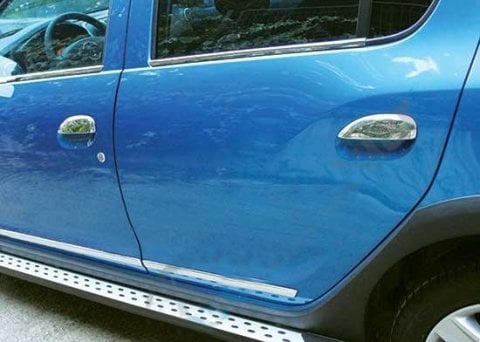 Dacia Sandero Yan Kapı Çıtası Kromu Nikelajı 2008-2012