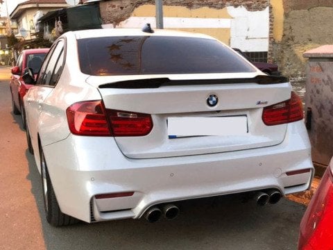 Bmw F30 Spoiler Bagaj Üstü F80 M4 Yarasa Tip Parlak Siyah