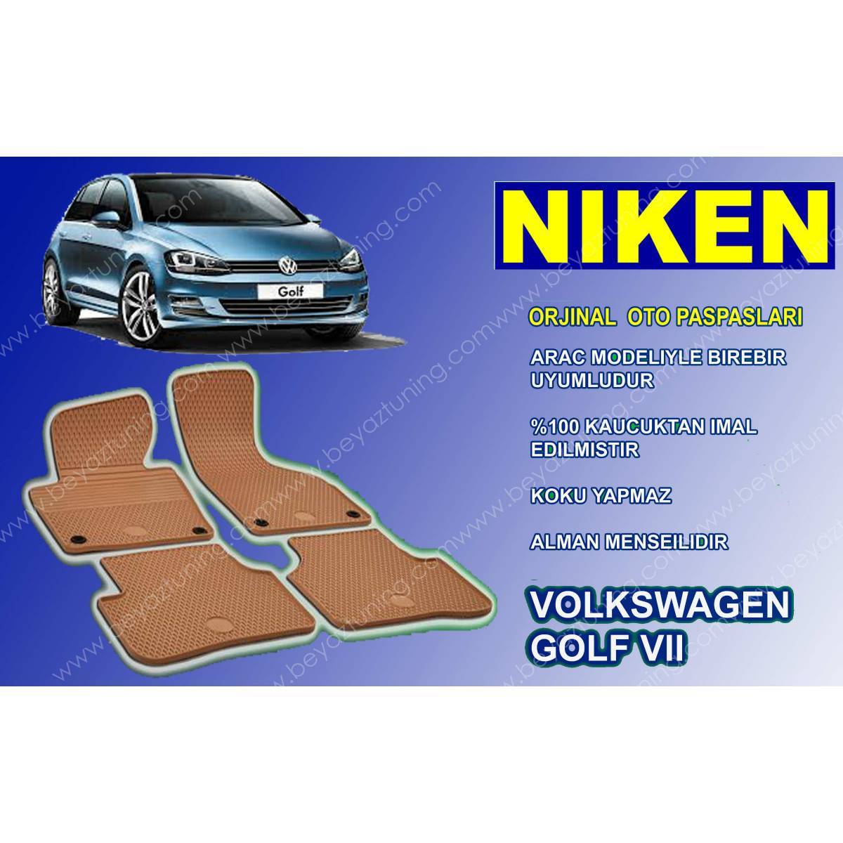 Volkswagen Golf 7 Paspas Bej Alman Malı 2013 Sonrası