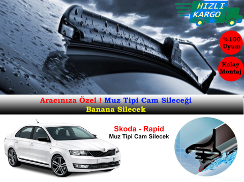 Skoda Rapid Muz Silecek Takımı 2012-2018