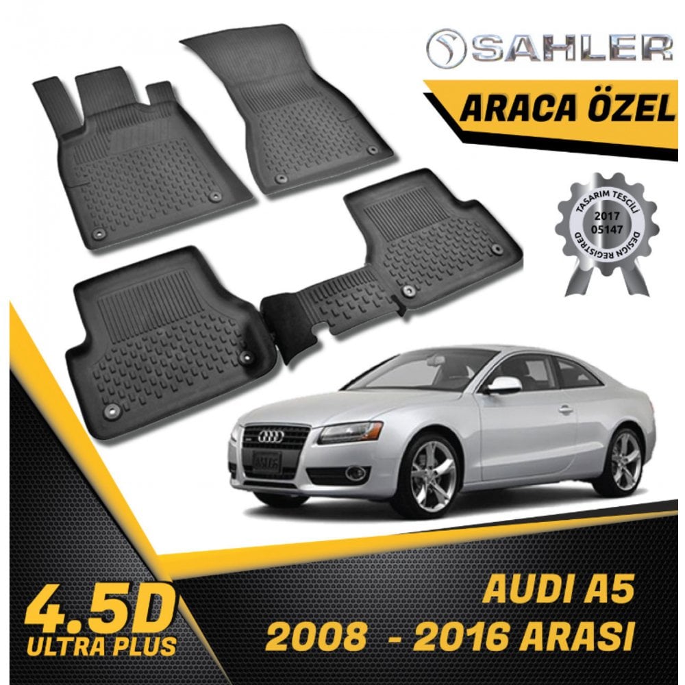 Audi A5 Havuzlu Paspas 4,5D Sahler 2008-2015