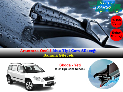 Skoda Yeti Muz Silecek Takımı 2009-2016