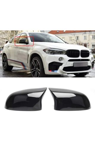 Bmw X4 Yarasa Ayna Kapağı Batman Parlak Siyah Piano Black