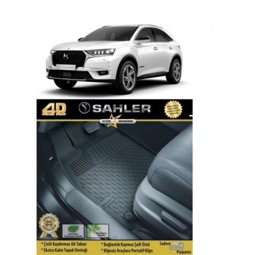Citroen Ds3 Crossback Havuzlu Paspas 4,5D Sahler 2018 Sonrası
