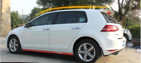 Volkswagen Golf 7 Bagaj Üstü Spoiler Yapışık Rieger Abs Plastik 2013-