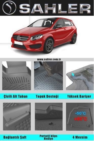 Mercedes B Serisi W246 Havuzlu Paspas 4,5D Sahler 2011-2018