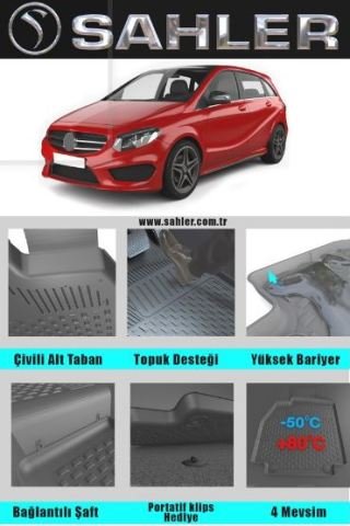 Mercedes B Serisi W246 Havuzlu Paspas 4,5D Sahler 2011-2018