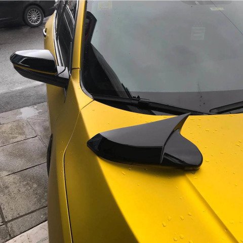 Honda Civic FK7 Yarasa Ayna Kapağı Batman PianoBlack Parlak Siyah