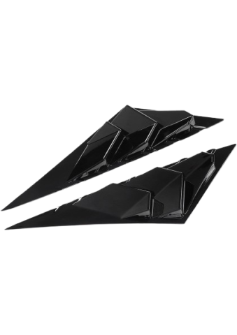 Hyundai Elantra Kelebek Cam Kaplama Vizörü Parlak Siyah 2021