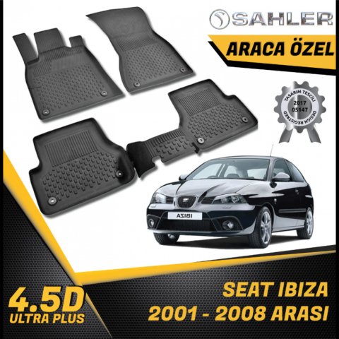 Seat İbiza Havuzlu Paspas 4,5D Sahler 2001-2008