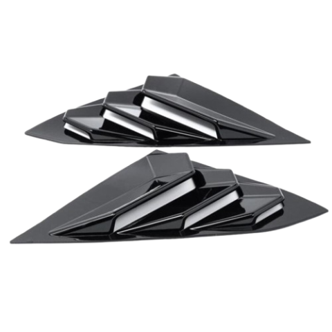 Skoda Octavia Kelebek Cam Kaplama Vizörü Parlak Siyah