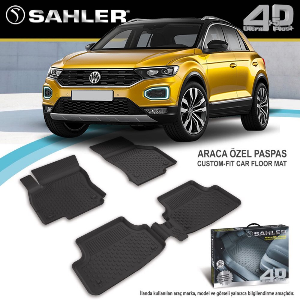 Volkswagen T-Roc Havuzlu Paspas 4,5D Sahler
