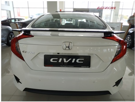 Honda Civic Fc5 Bagaj Üstü Spoiler Çıkıntılı Model