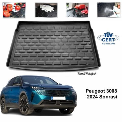 Peugeot 3008 Bagaj Havuzu Paspası 2024 Sonrası