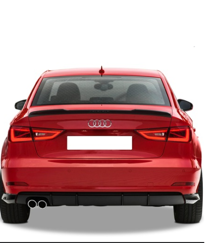 Audi A3 Sedan Yarasa Votex Bagaj Üstü Spoiler 2013 Sonrası