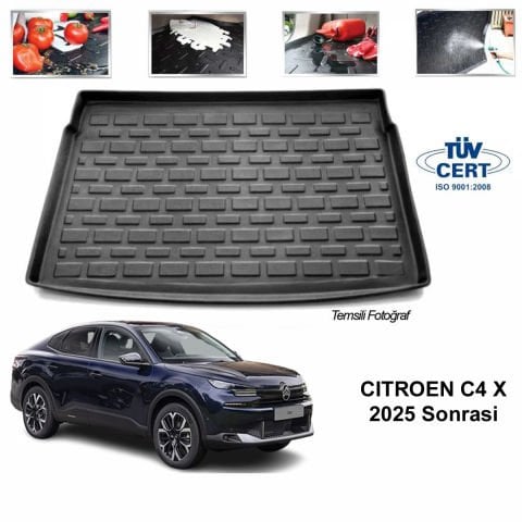 Cıtroen C4 X Bagaj Havuzu Paspası 2025 Sonrası