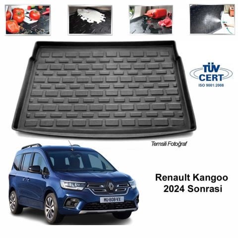 Renault Kangoo Bagaj Havuzu Paspası 2024 Sonrası