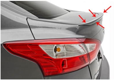 Ford Focus 3 Bagaj Üstü Spoiler 2012-2018